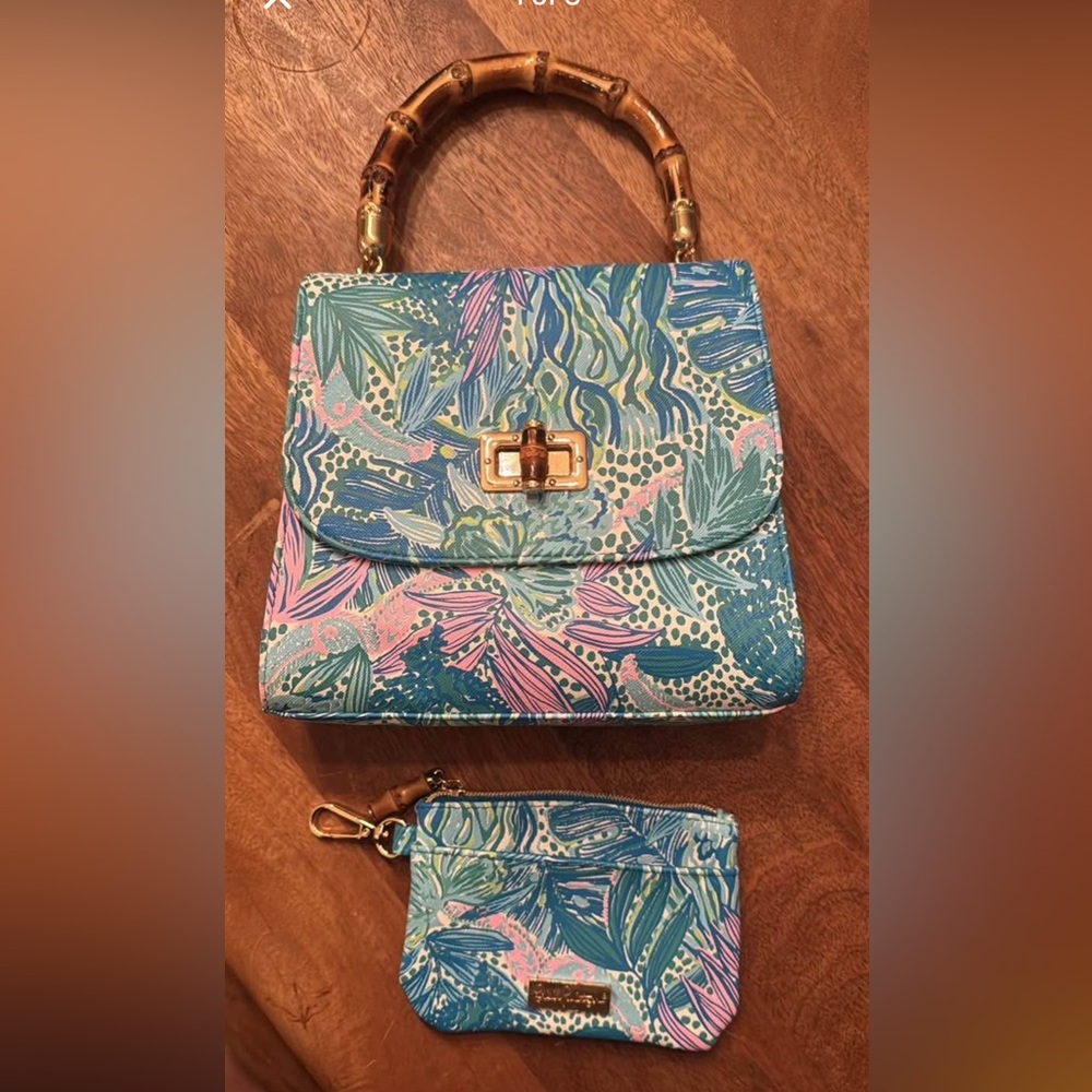 Lilly Pulitzer purse and wallet
